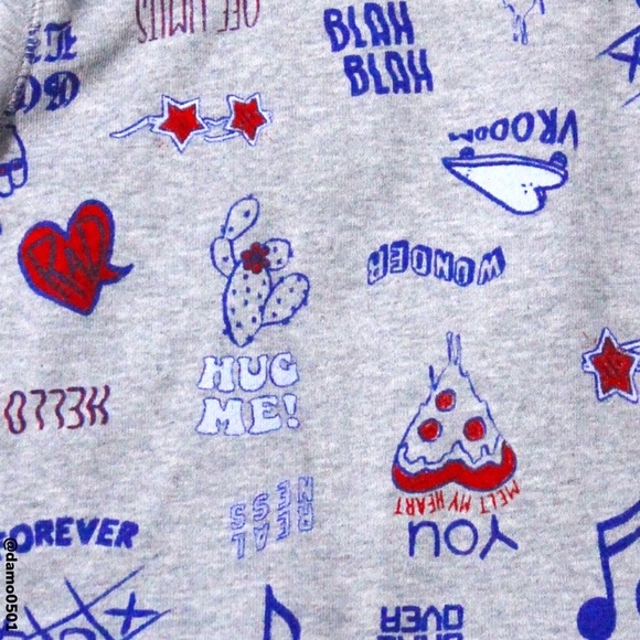 NWT Joe Fresh Toddler Gray & Purple Graphic Hoodie - Picture 7 of 11